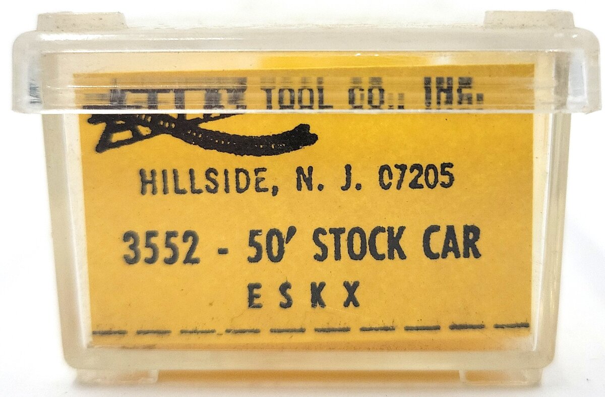 Atlas 3552 N Scale ESKX Schlud. & Kurdle 50' Meats Stockcar LN/Box
