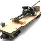 Lionel O Gauge US Army Flatcar w/USSR Artillery Gun #6424 - Custom EX