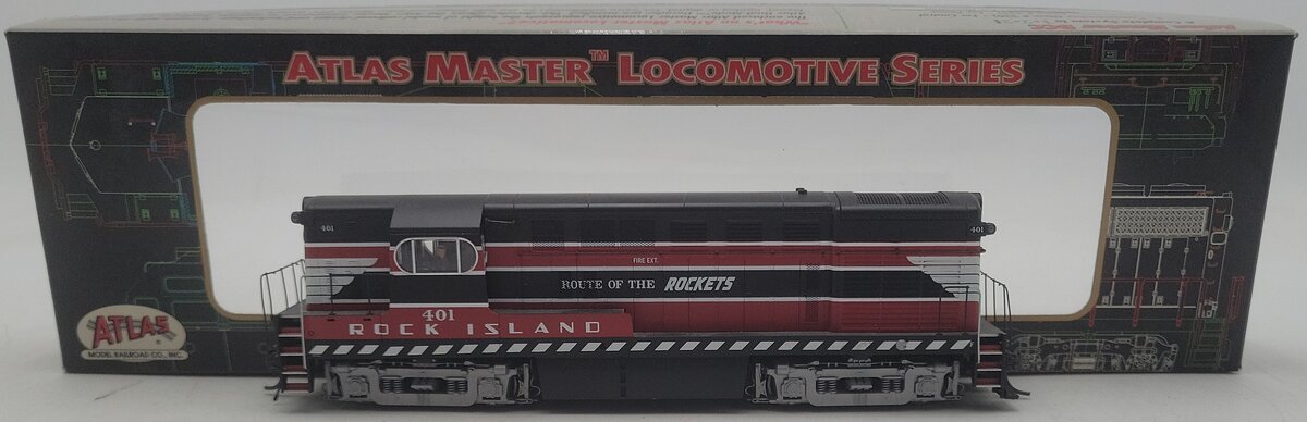 Atlas 9561 HO Scale Rock Island FM H15-44 Diesel Locomotive #401 EX/Box