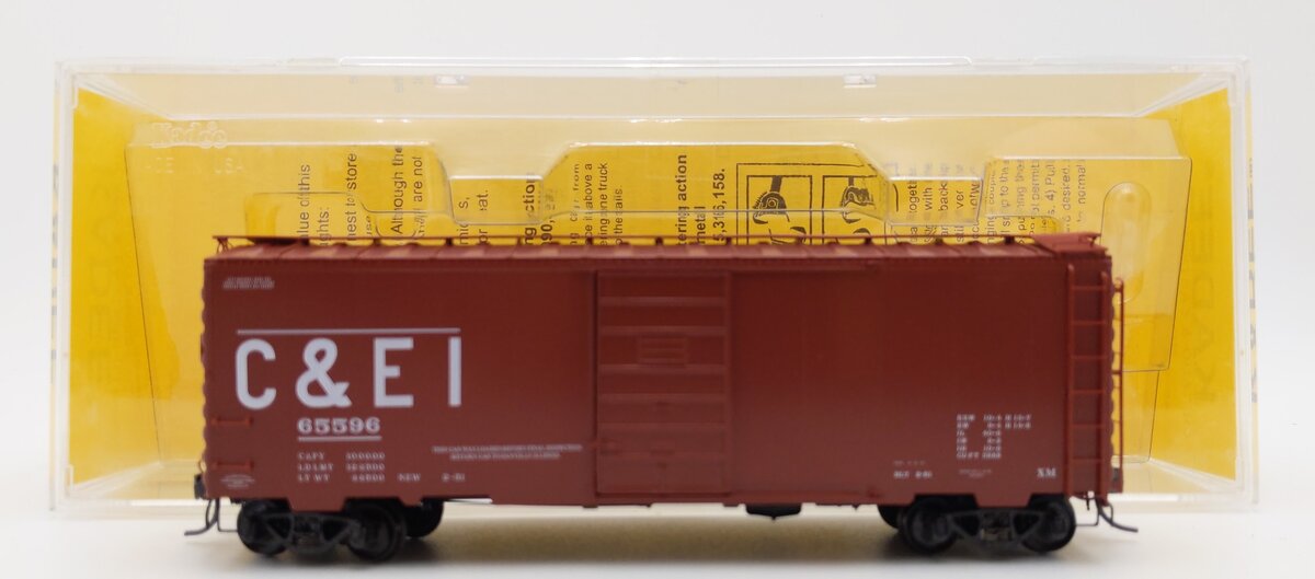Kadee 4029 HO Chicago Eastern & Illinois 40' PS-1 Boxcar #65596 EX/Box