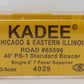 Kadee 4029 HO Chicago Eastern & Illinois 40' PS-1 Boxcar #65596 EX/Box