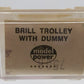 Model Power 7506 N Scale Brill Trolley with Dummy #70 EX/Box