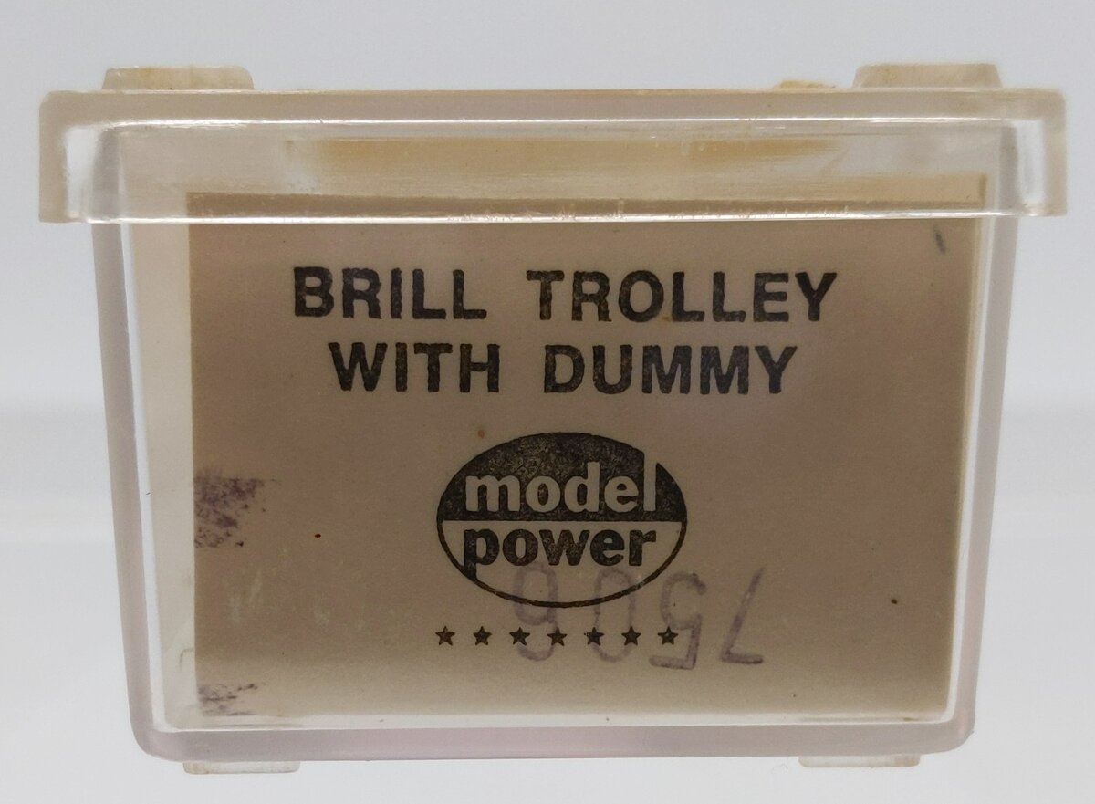 Model Power 7506 N Scale Brill Trolley with Dummy #70 EX/Box