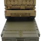 MTH 30-76845 O Desert Scheme Flat Car with M270 Rocket Launcher EX