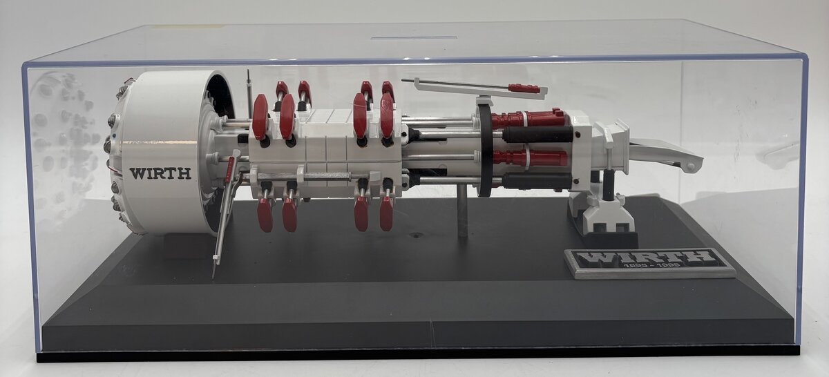 Wirth 1:50 Wirth Tunnel Boring Machine TBM 100th Year Anniversary Desktop Model EX