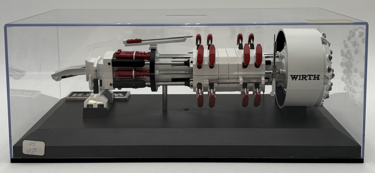 Wirth 1:50 Wirth Tunnel Boring Machine TBM 100th Year Anniversary Desktop Model EX