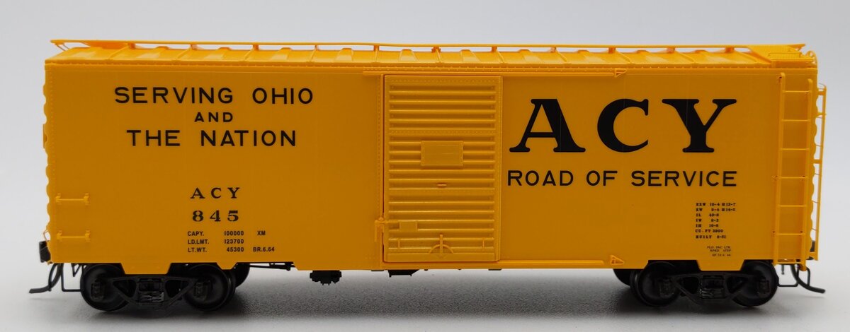 Kadee 4045 HO Akron, Canton & Youngstown 40' PS-1 Standard Boxcar #845 EX/Box