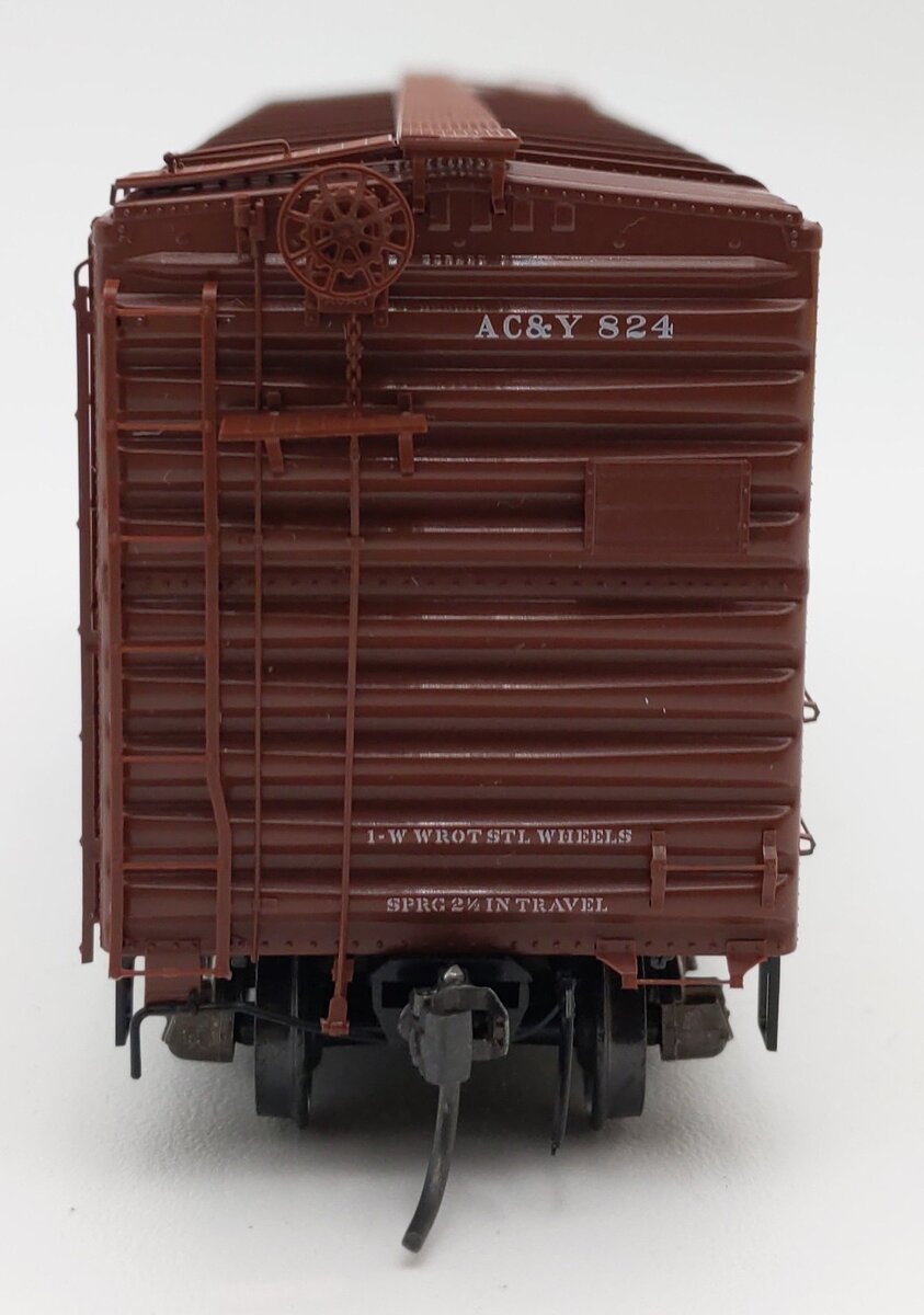 Kadee 4058 HO Scale AC&Y Box Car #824 EX/Box