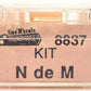 Roundhouse 8837 N Scale N de M Single Door Boxcar #104999 LN/Box