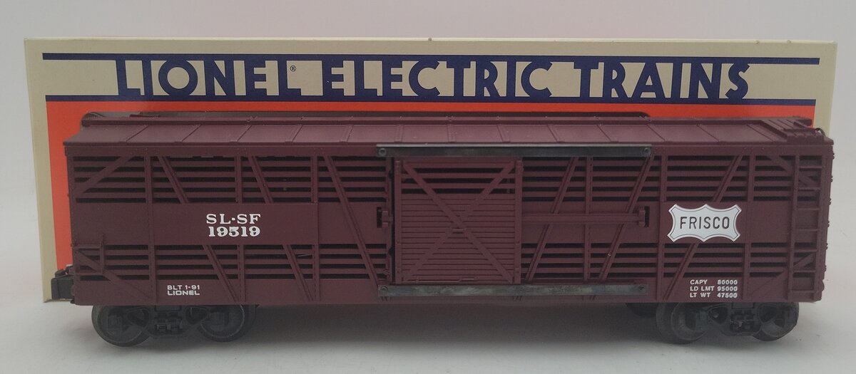 Lionel 6-19519 O Gauge Frisco Stock Car (Fallen Flags #5) EX/Box