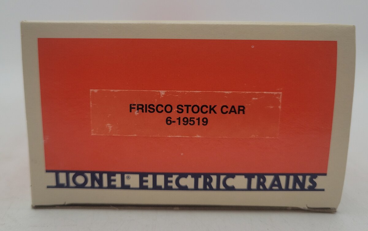 Lionel 6-19519 O Gauge Frisco Stock Car (Fallen Flags #5) EX/Box