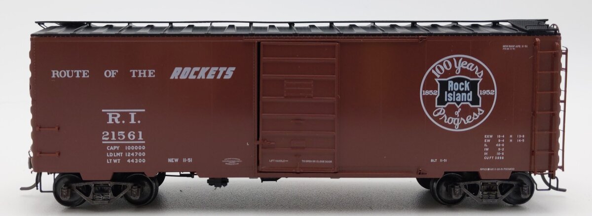 Kadee 4063 HO Scale Rock Island 40' PS-1 Single Door Boxcar #21561 EX/Box