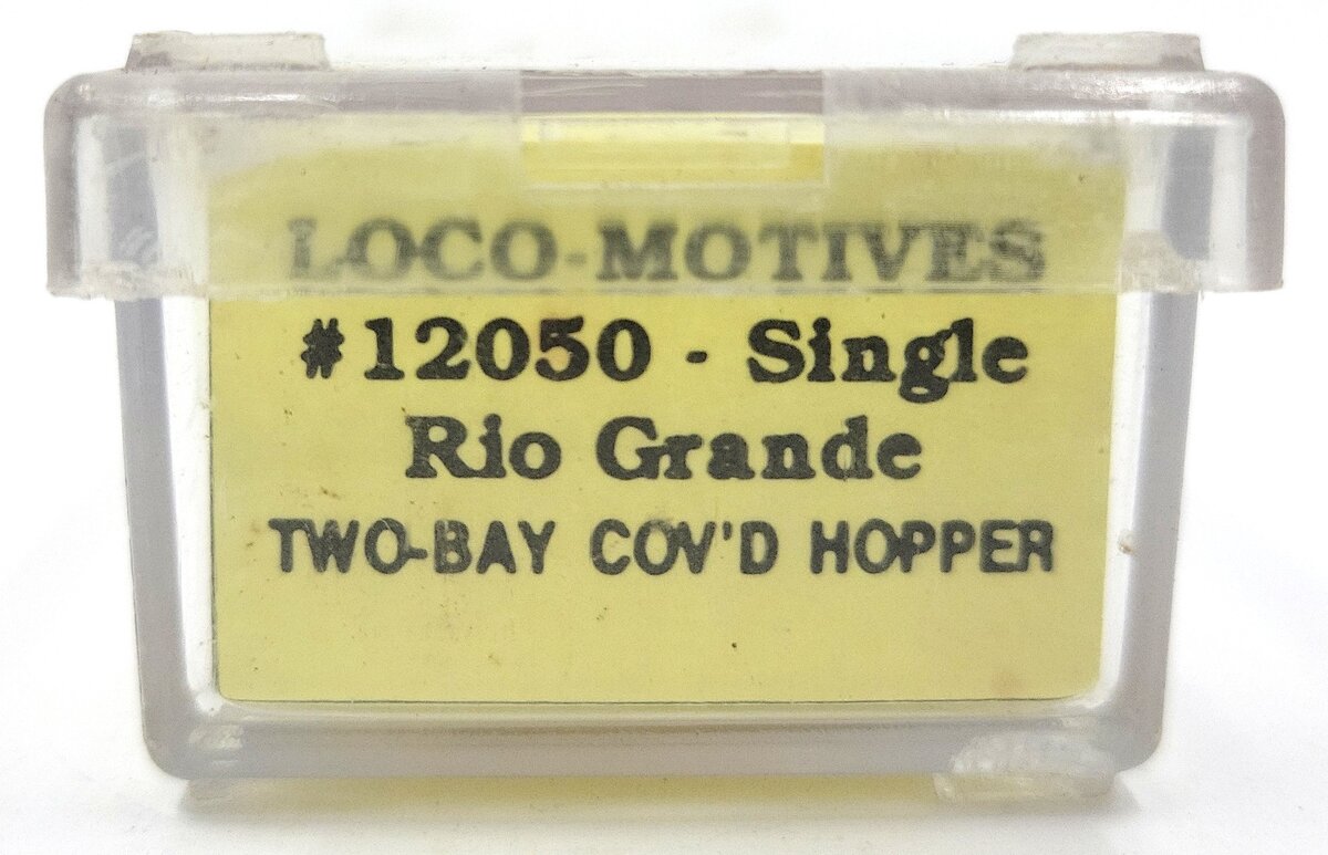 Loco-Motives 12050 N Scale Rio Grande 2-Bay Covered Hopper #18400 EX/Box