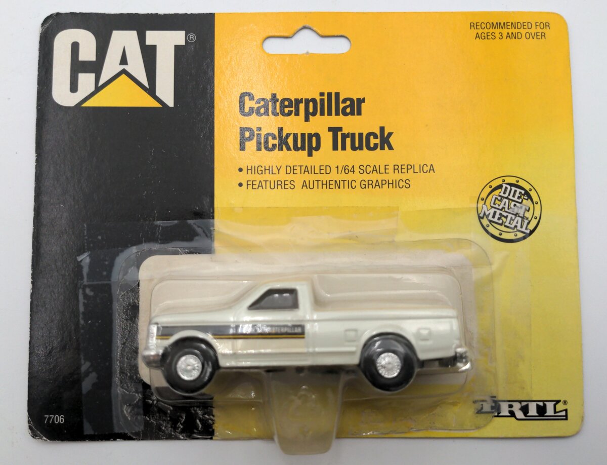 Ertl 7706 1:64 Scale Diecast Caterpillar Pickup Truck LN/Box