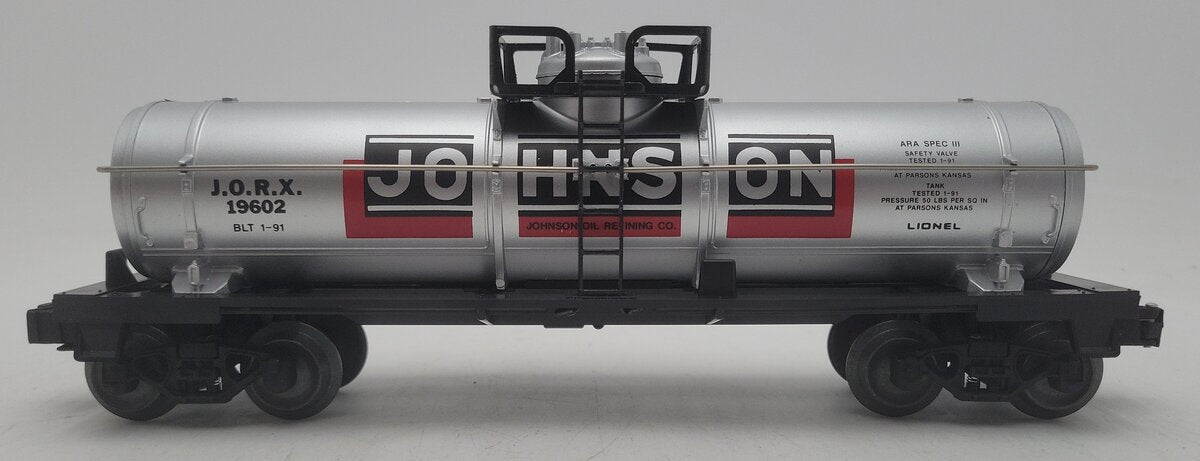 Lionel 6-19602 O Gauge Johnson Single Dome Tank Car #19602 EX/Box