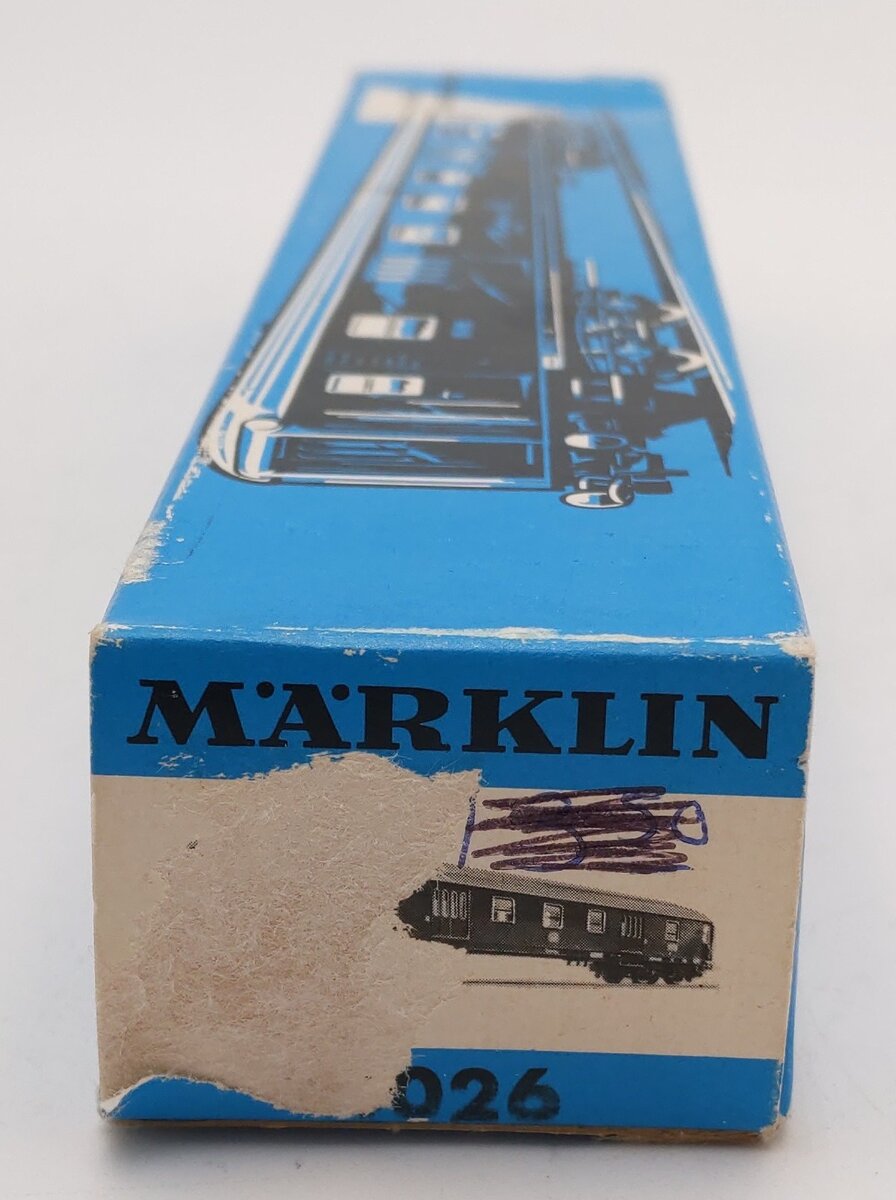 Marklin 4026 Vintage HO German Federal Railway Express Train Luggage Van EX/Box
