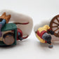 Dept 56 5818-1 Heritage Village Collection C. Bradford, Wheelwright, & Son Figs. LN/Box