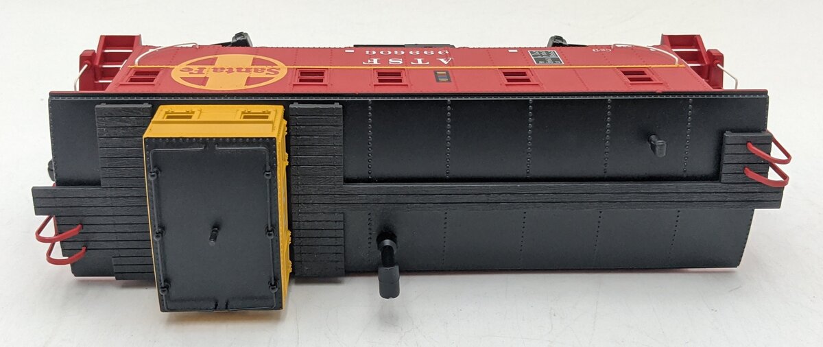 MTH 30-77163 O Scale Santa Fe RailKing Offset Steel Caboose #999606 EX