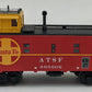MTH 30-77163 O Scale Santa Fe RailKing Offset Steel Caboose #999606 EX