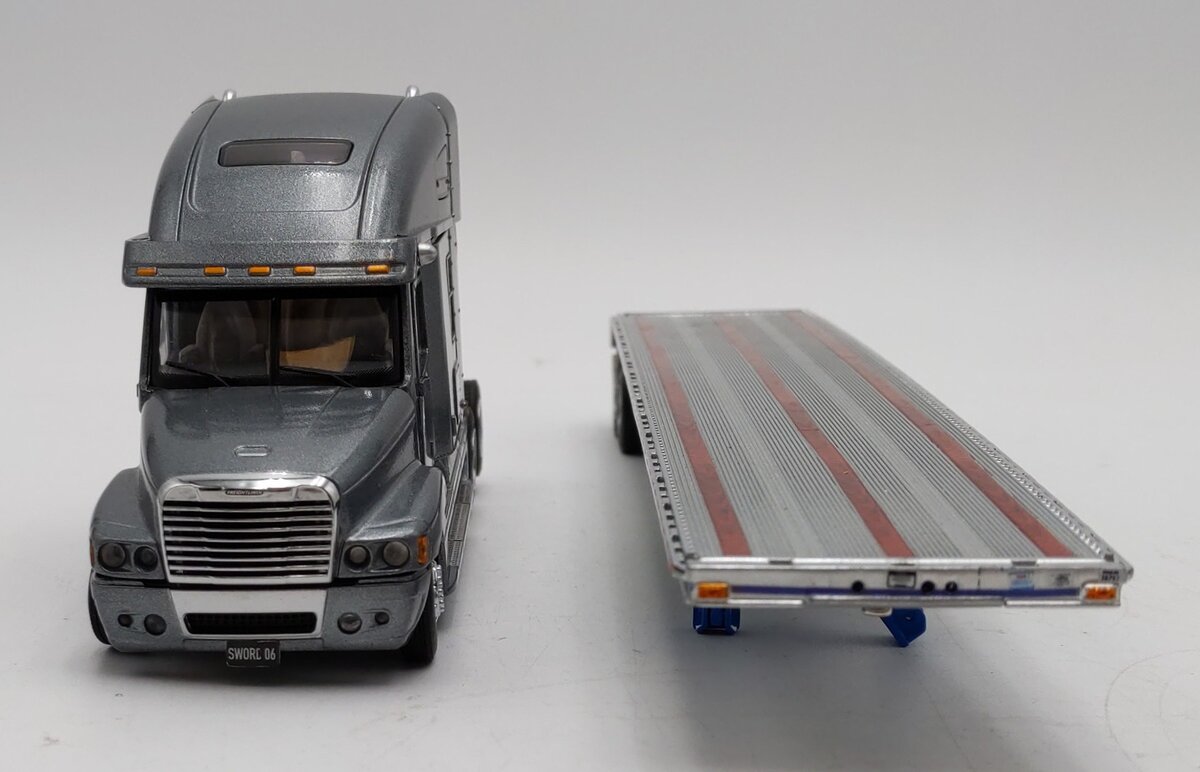 Sword Models 1:50 Scale Freightliner Century Truck with East Flatbed Trailer EX