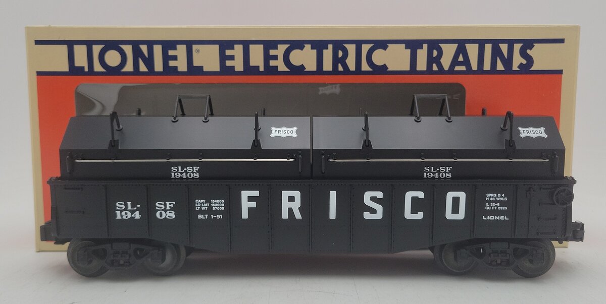 Lionel 6-19408 O Gauge Frisco Coil Gondola LN/Box
