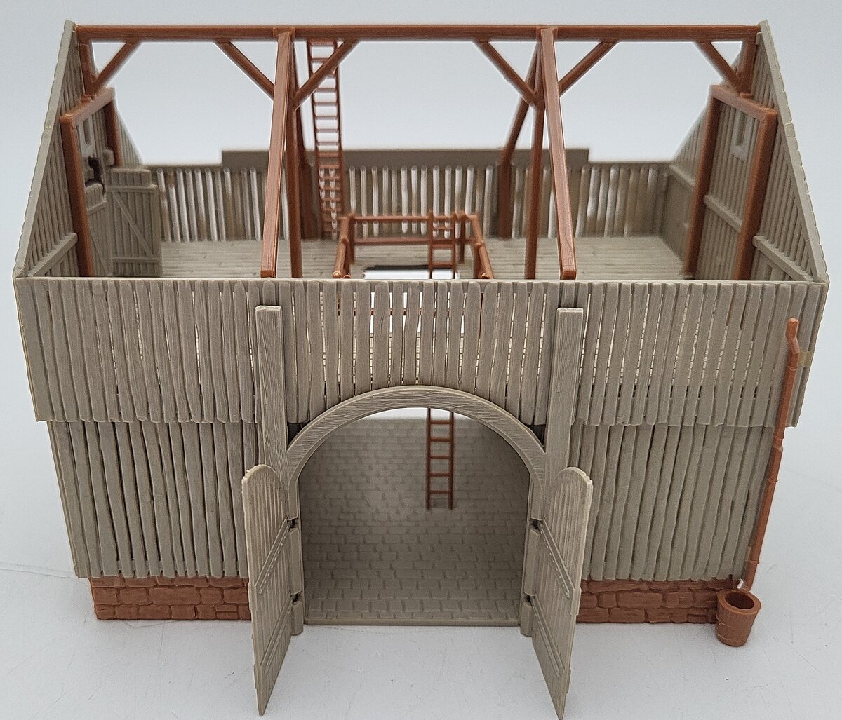 Vollmer 26937 HO Scale 2-Story Storage Barn - Assembled EX