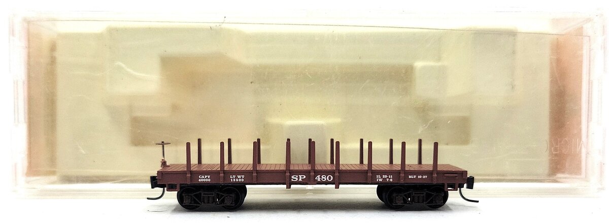 Micro-Trains 15301 Nn3 Southern Pacific Flat Car w/Stakes #480 LN/Box