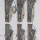 Marklin HO Scale Metal M Track: 5221, 5139, 5207, 5205, 5109, 5110 [10] EX