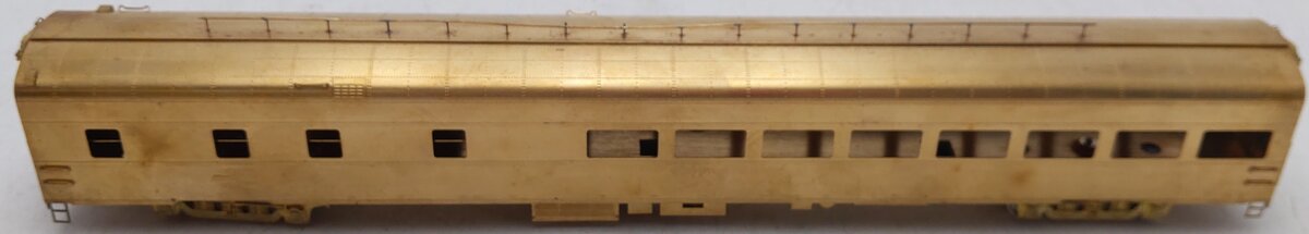 The Coach Yard HO BRASS UP "River" Club-Lounge Passenger Car - Unpainted EX/Box
