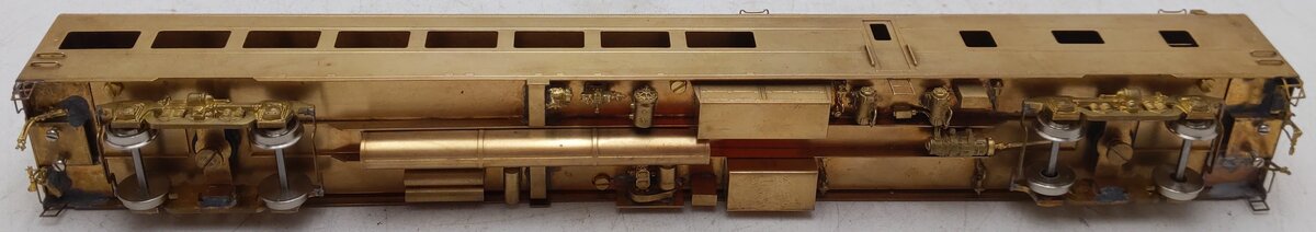 The Coach Yard HO BRASS UP "River" Club-Lounge Passenger Car - Unpainted EX/Box