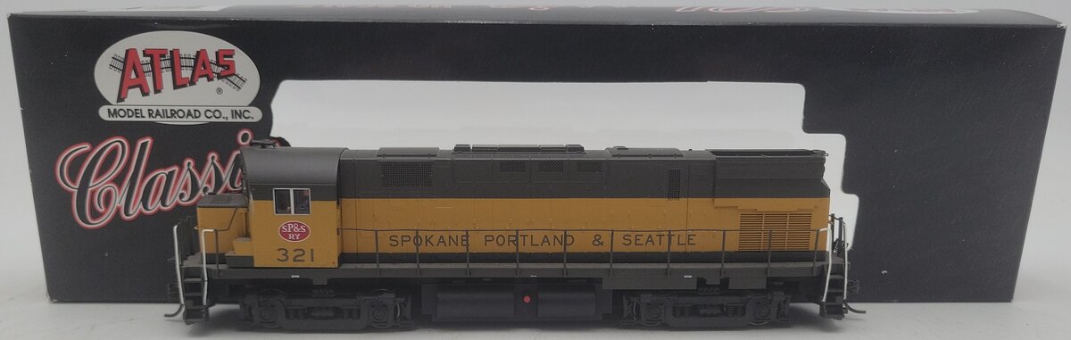 Atlas 9395 Spokane Portland & Seattle C-425 Phase 2 Diesel Locomotive #321 EX/Box