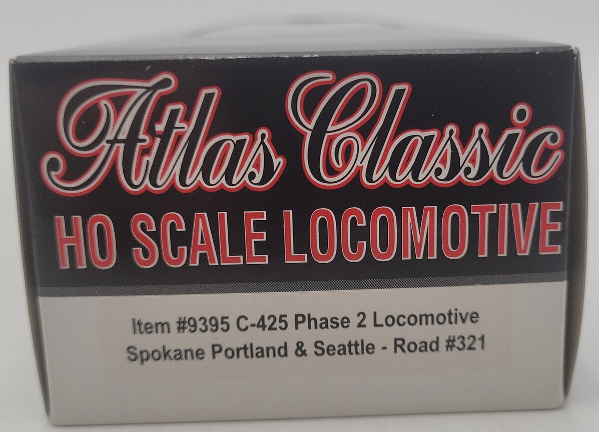 Atlas 9395 Spokane Portland & Seattle C-425 Phase 2 Diesel Locomotive #321 EX/Box