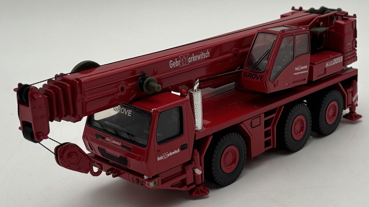 TWH Collectibles 1:50 GebrMarkewitsch Grove GMK 3055 All Terrain Crane EX