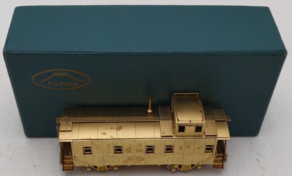 Fujiyama BRASS HO Scale PFM Santa Fe Steel Caboose Freight Car VG/Box