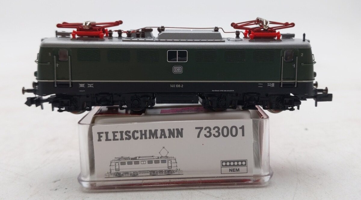 Fleischmann 733001 N Scale Deutsche Bundesbahn Class BR 140 Electric Locomotive LN/Box
