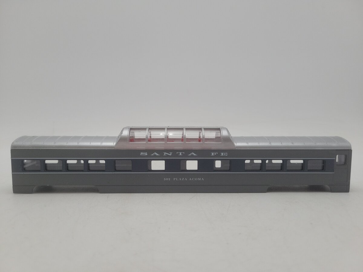 Con-Cor 0001-00940D-1 HO Scale Santa Fe Plaza Acoma Dome Passenger Car #502 EX/Box