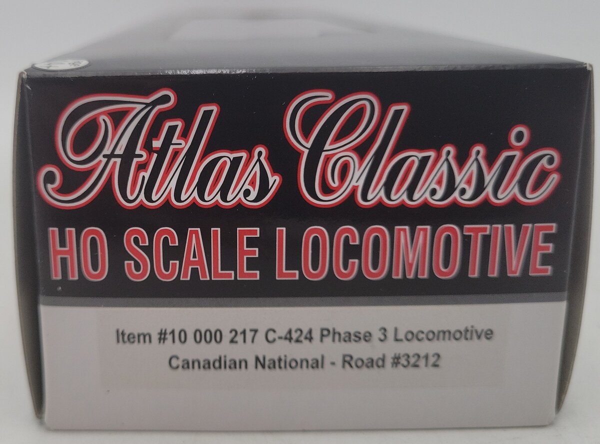 Atlas 10000217 HO Canadian National C-424 Phase 3 Diesel Locomotive #3212 EX/Box