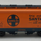 MTH 20-97519 O Gauge Santa Fe 2-Bay Centerflow Hopper Car #38052 VG