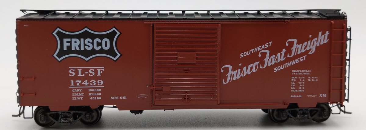 Kadee 5117 HO St. Louis - San Francisco 40' PS-1 Boxcar #17439 EX/Box
