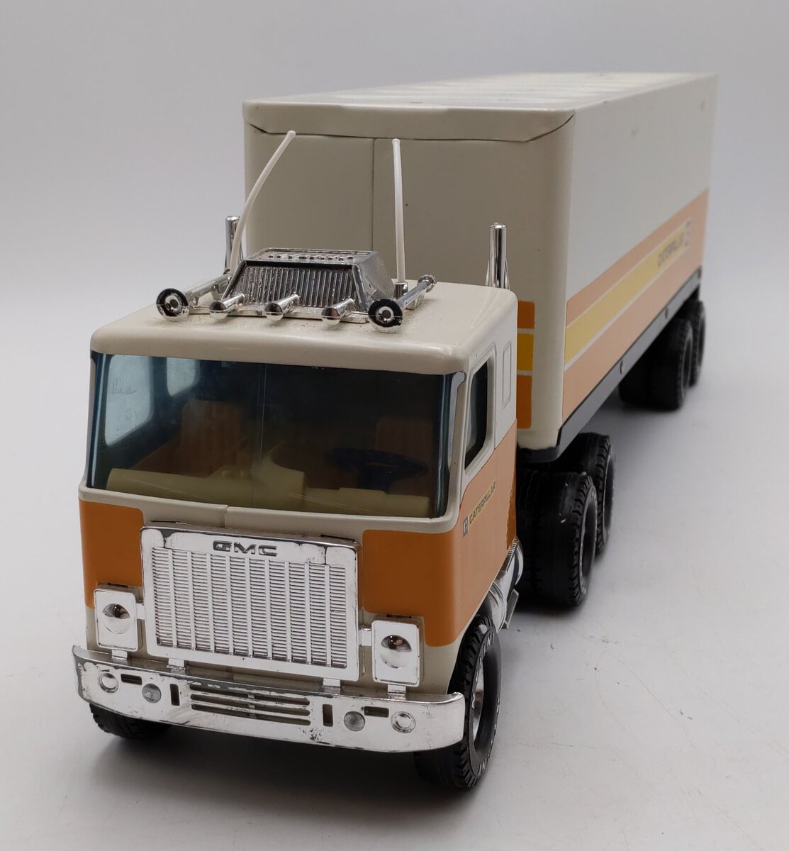 Nylint 1:16 Scale GMC Semi Truck Vintage Toy - Caterpillar VG