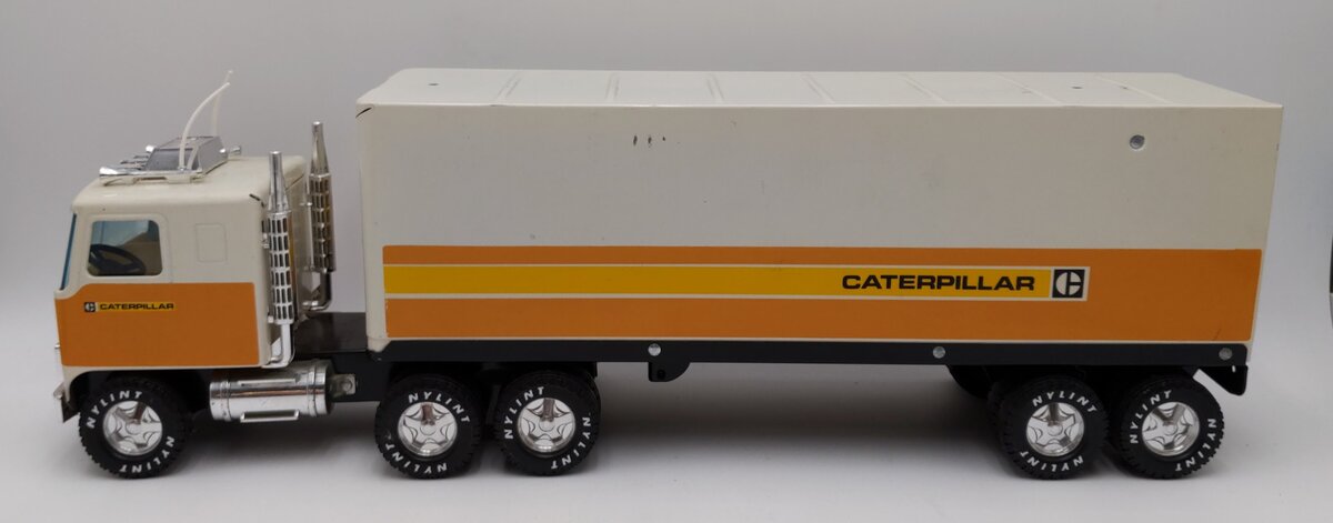 Nylint 1:16 Scale GMC Semi Truck Vintage Toy - Caterpillar VG
