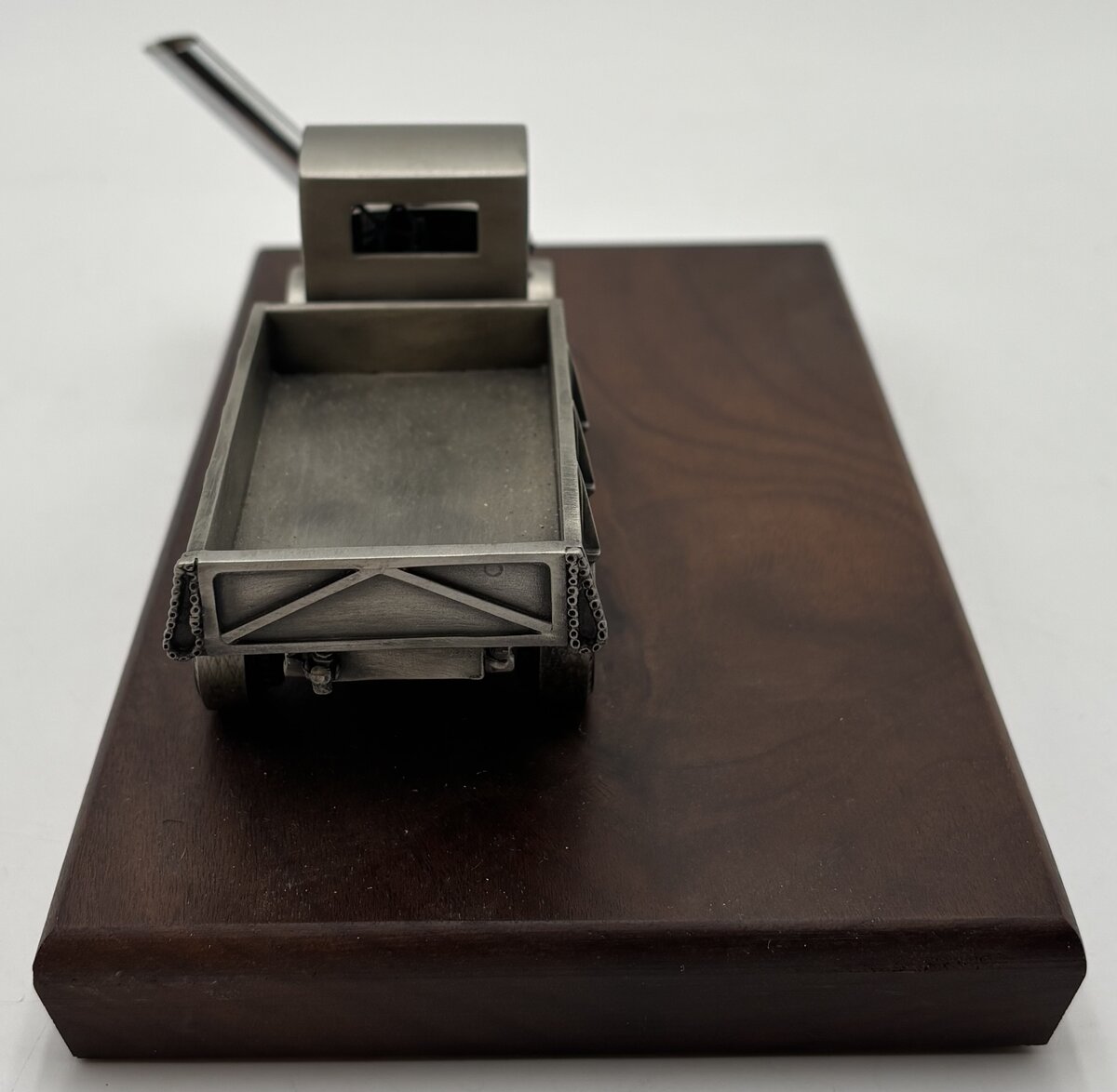 Precision Pewter-Craft 1920's Flatbed Truck Desktop Display w/Pen Holder LN