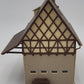Vollmer 20391 HO Scale Timbered Farm House w/ Barn - Assembled EX