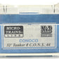 Micro-Trains 03-117 Nn3 Scale C.O.N.X  Conoco "Special Run" 32' Tank Car #44 LN/Box