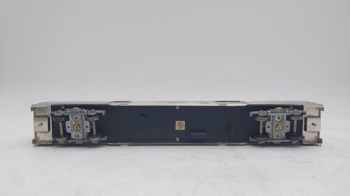 Lambert 871 HO Scale Nickel-Plated Brass Santa Fe Baggage Car VG/Box