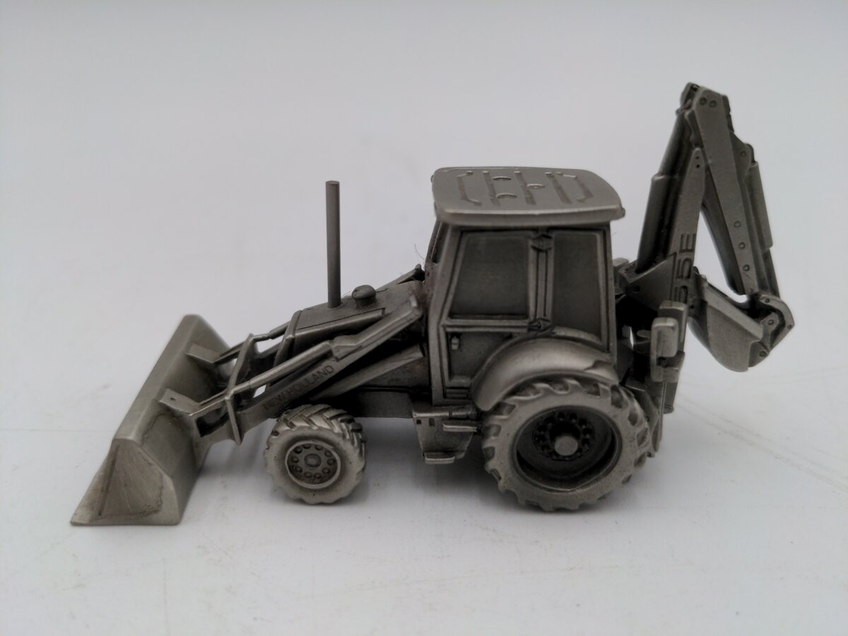 SpecCast Tractor Loader Backhoe 1999 Pewter New Holland 555E VG