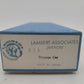 Lambert 871 HO Scale Nickel-Plated Brass Santa Fe Baggage Car EX/Box