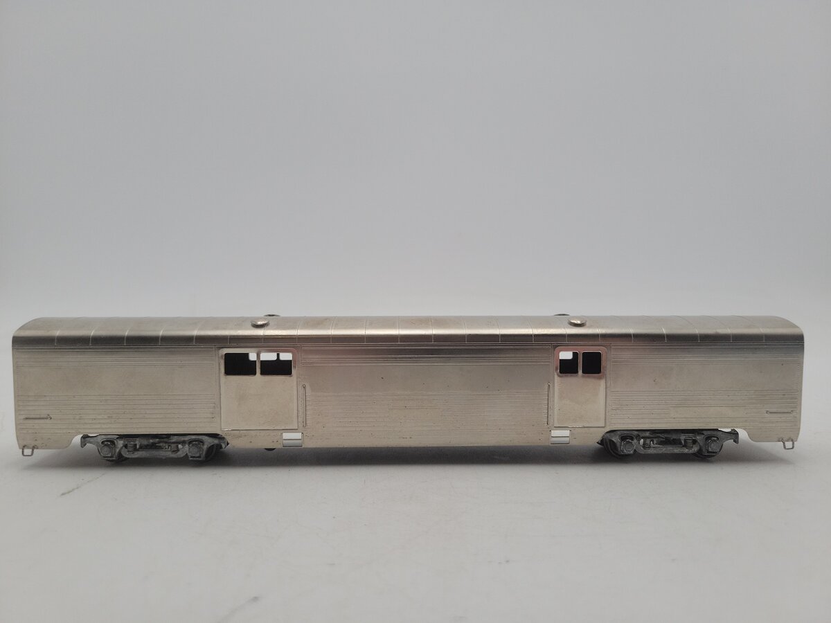 Lambert 871 HO Scale Nickel-Plated Brass Santa Fe Baggage Car EX/Box