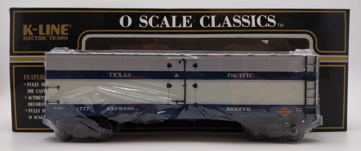 K-Line K7611 O Gauge Texas & Pacific Express Reefer #1717 NIB
