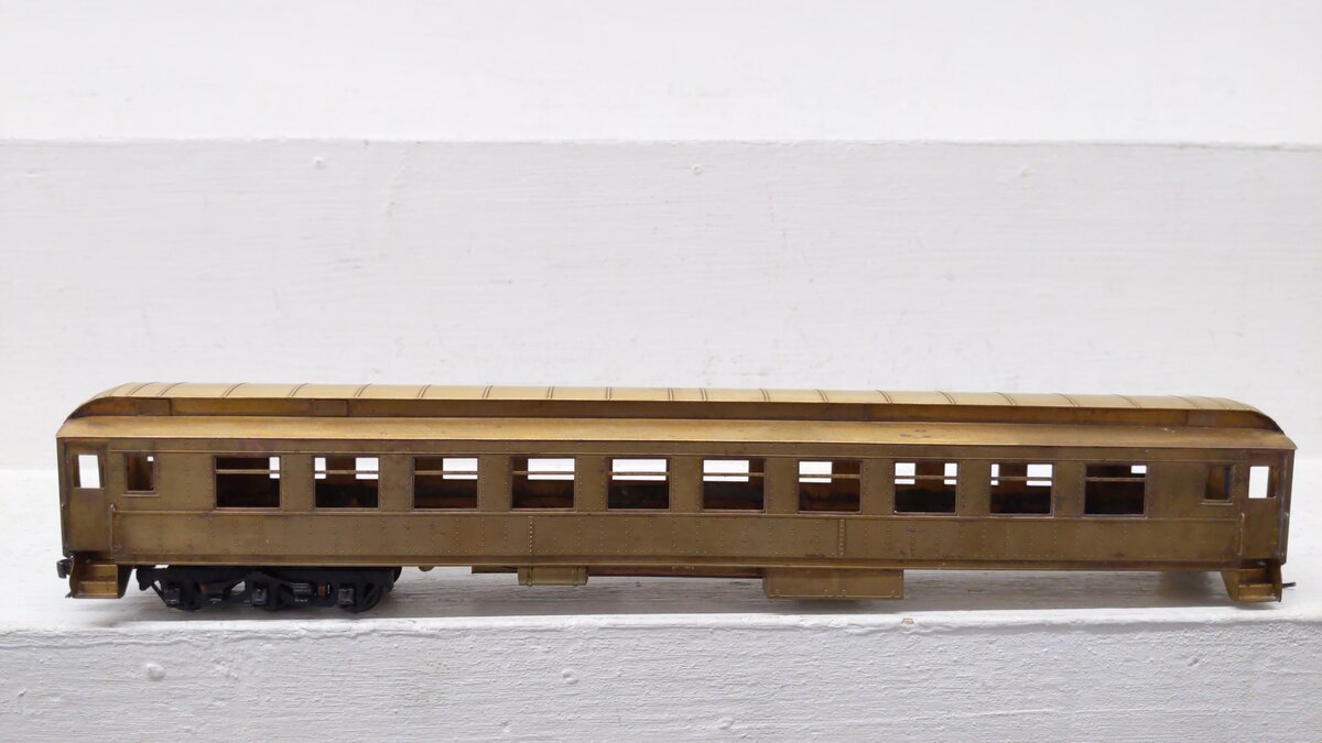 Lambert 840 HO Scale BRASS Passenger Coach (Unpainted) VG/Box